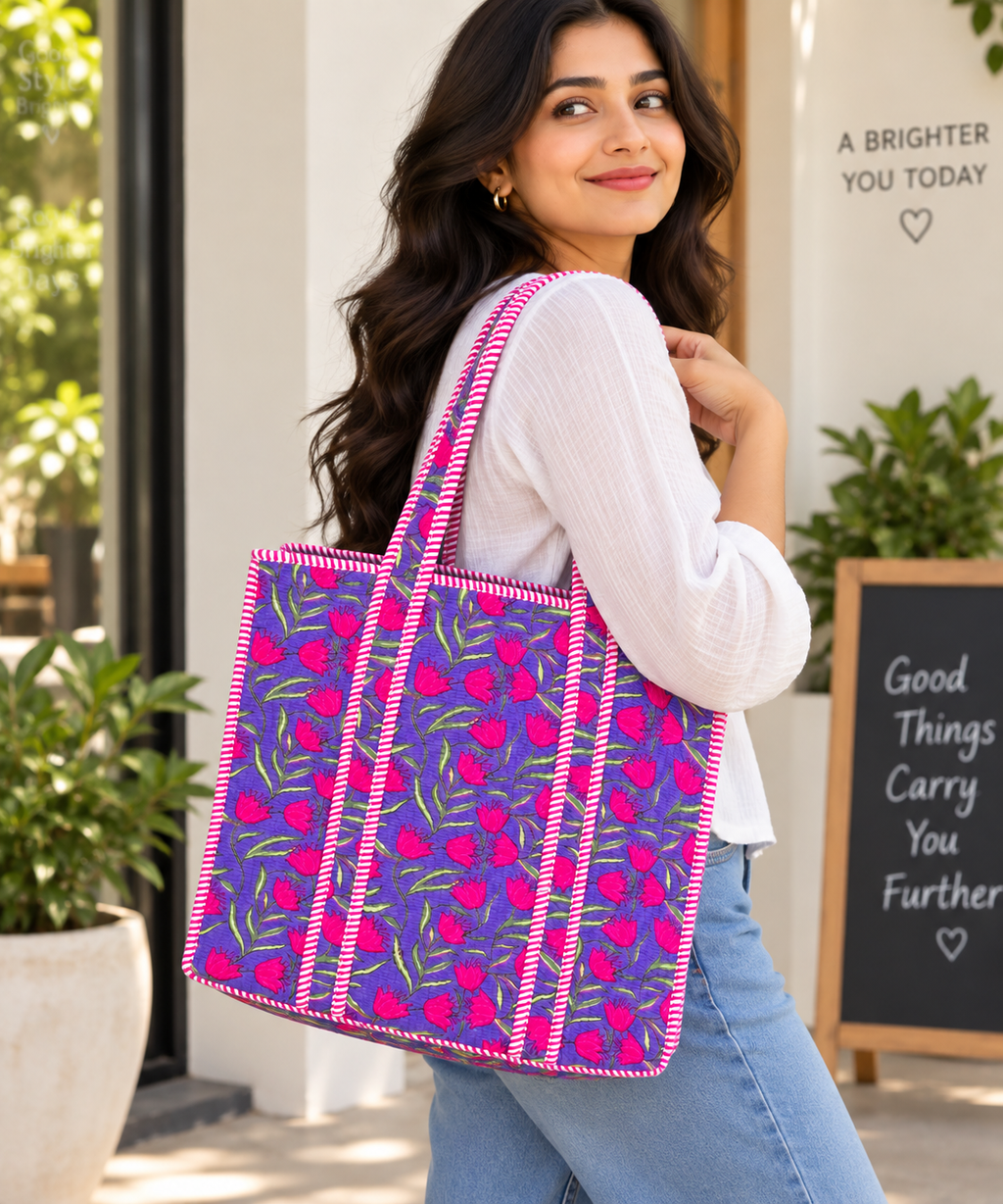 Tote Bag With Zip