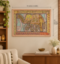 Ptachwork Elephant wall Hanging