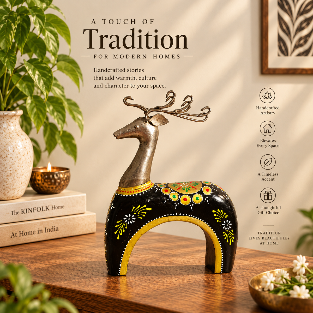 Standing Deer Black