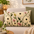 Tufted Lumbar Cushion Cover