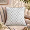 Quilted Sanganeri Block Printed Cushion Covers Set Of 5