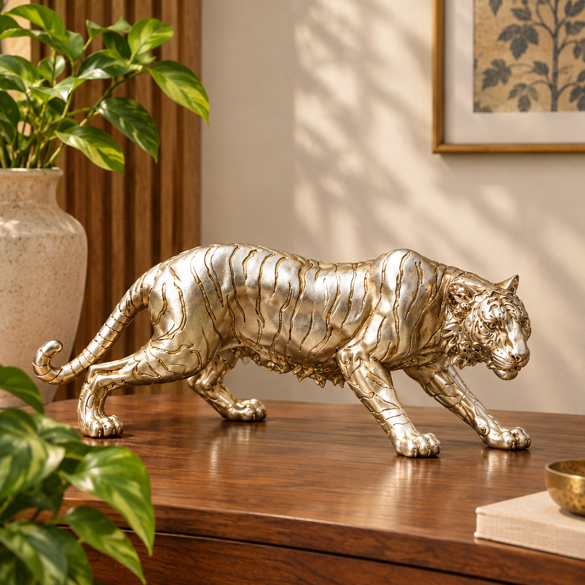 Resin Tiger Statue