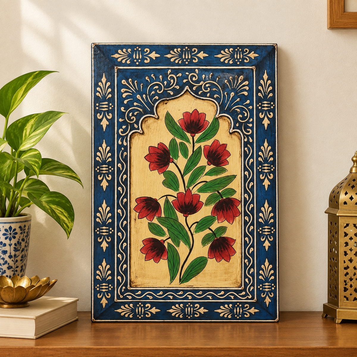 Wooden Hand Painted Frames Antique
