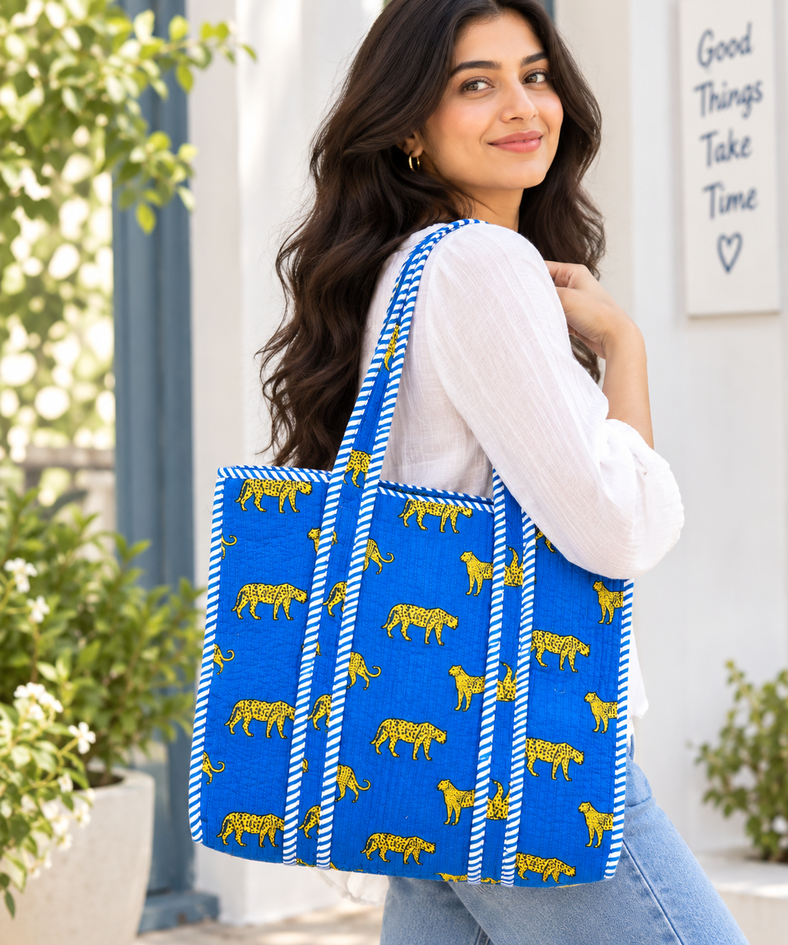 Tote Bag With Zip