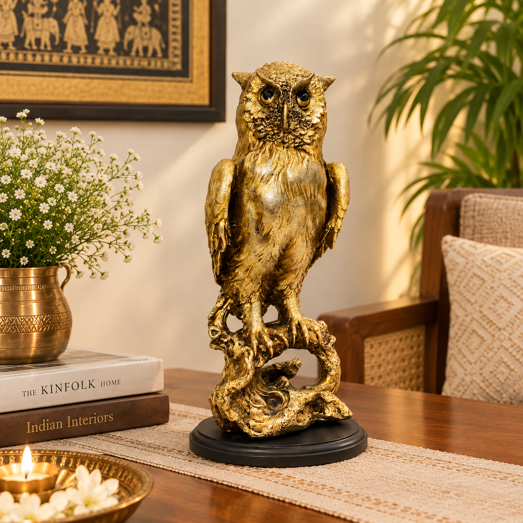 Resin Owl 17 Inch