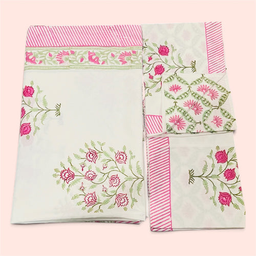 Double Bed King Size Bedsheet 7*9 ft